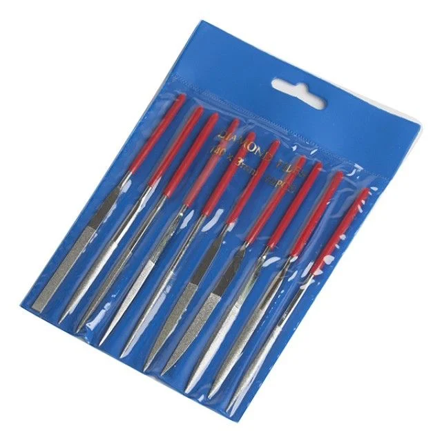 다이아몬드 조줄 소형 10PCS 세트 정밀 가공 도구
