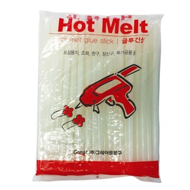 그레이트 핫멜트글루건심 소.봉(500g)