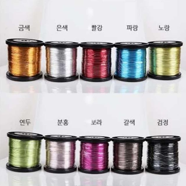 공예철사 1.5mm x 120M 색철사공예 공예와이어
