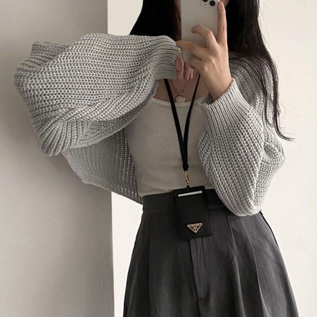 가을 겨울 크롭 볼레로 패션 캐주얼 여자 겉옷 자켓