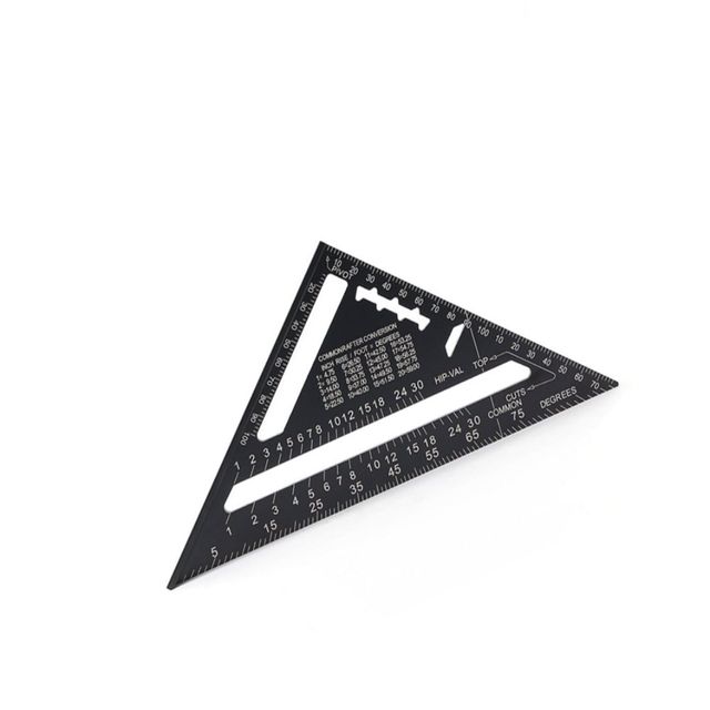 목공용 삼각자 18cm 각도표기 측정자 목공자