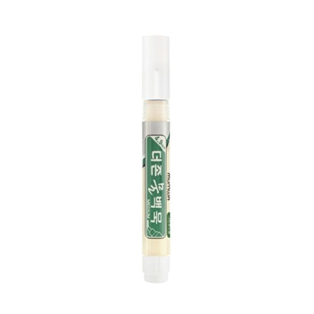 혜명몰 문화연필 더존물백묵펜 노랑 / 그린보드용/4.9mm - 박스 (576개입) 필기구 칠판펜 문구류 칠판용마
