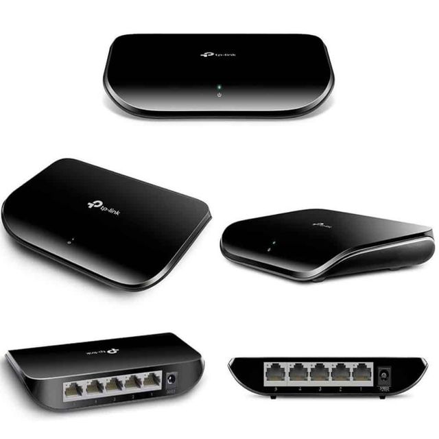 5포트 기가비트 스위칭허브 멀티USB허브 USBHUB 멀티포트