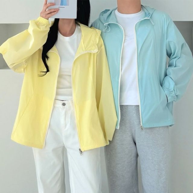 여름 가벼운 남성 메쉬 점퍼 외출 심플 여름 바람막이