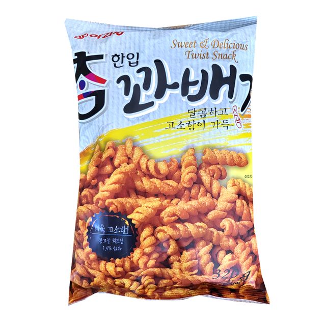 아리랑 한입참꽈배기(320g) x 10봉(1박스) 꽈배기과자