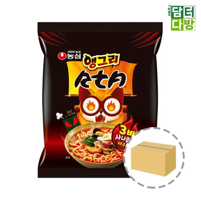 농심 앵그리 너구리 1BOX (40봉)
