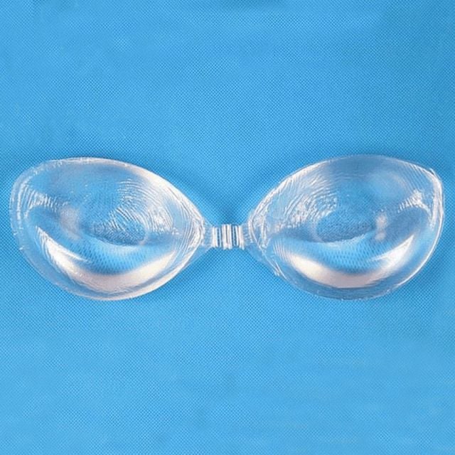 투명 실리콘 누드형 몰드브라 3cm 볼륨패드 케이스포함