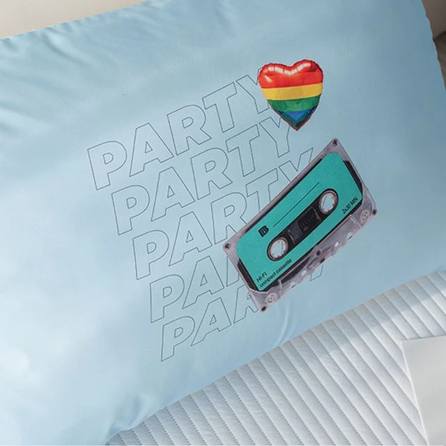 프린팅 마이크로화이바 베개커버 50x70cm 카세트