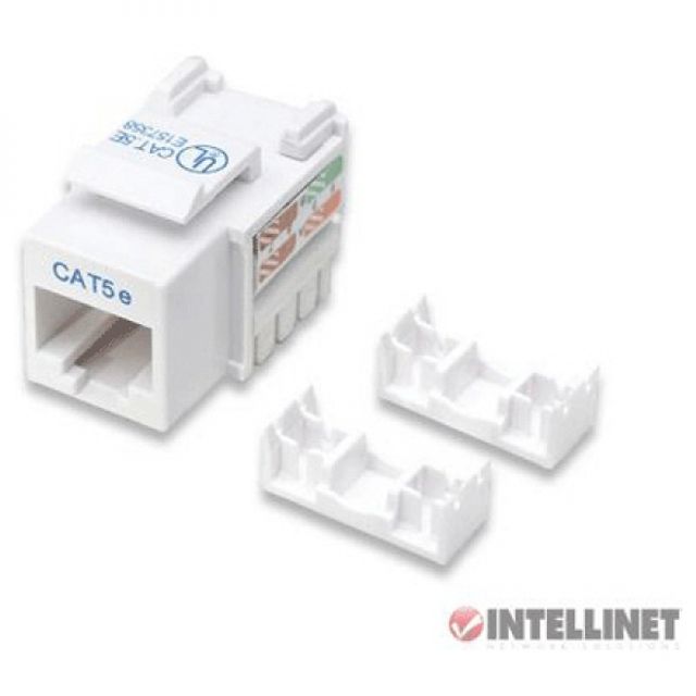 Intellinet 키스톤잭 Cat5eWhite