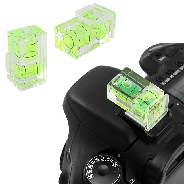 DSLR 카메라 핫슈 수평계 마운트 사진 플래시 삼각대 안정기
