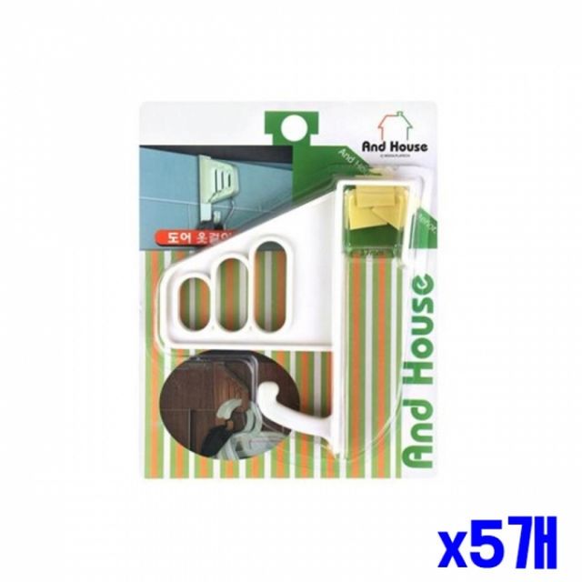 WL 튼튼한 도어 옷걸이 화이트 x5개묶음 도어훅 도어행거