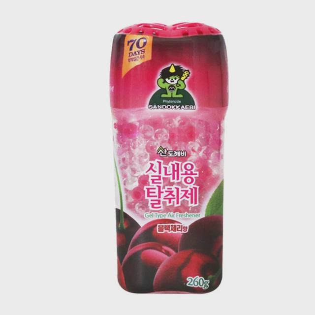 산도깨비839 실내용 탈취제 260g 블랙체리 젤 방향제