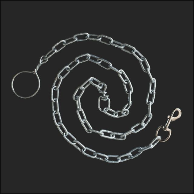 국산 체인 개줄 5mm 중간도래 고급 진돗개 대형 목줄