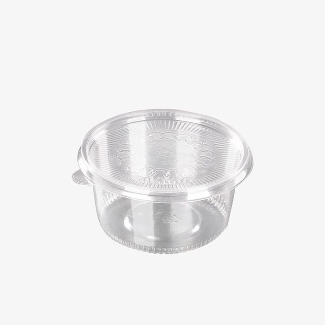 투명 원형 샐러드 포장용기 400ml 뚜껑포함 600개SET
