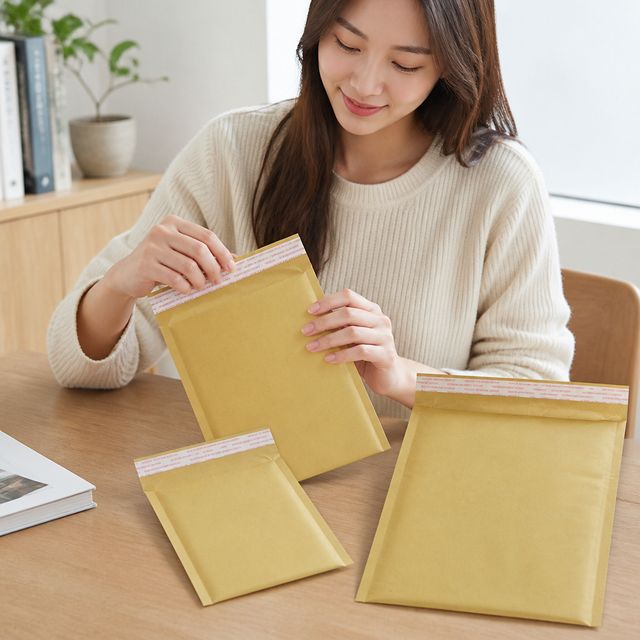 완충재 쿠션 봉투, 우편 서류 포장용 택배봉투
