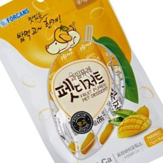 반려견퓨레간식 애견여행용간식 반려견과일간식 망고