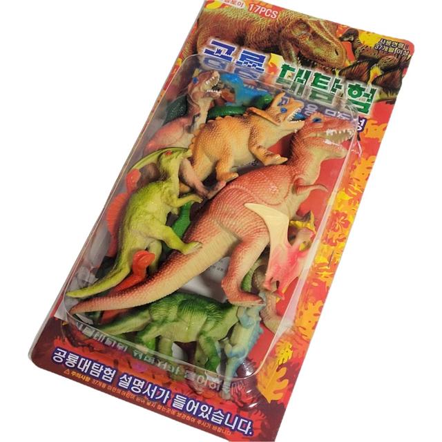 공룡 모형 피규어 장난감 쥬라기 티라노 크리스마스