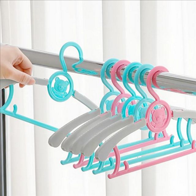 어린이용 아동 옷걸이 신생아용 유아 옷걸이 조절 아기 늘어나는 길이
