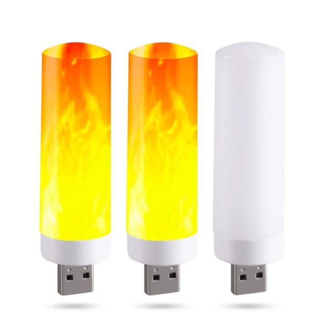 간편휴대 USB 인테리어 깜박이초 휴대용램프 USB조명