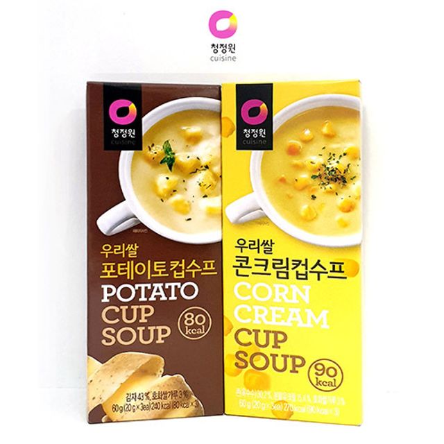쿨샵 대상청정원 우리쌀 컵수프 포테이포 콘크림