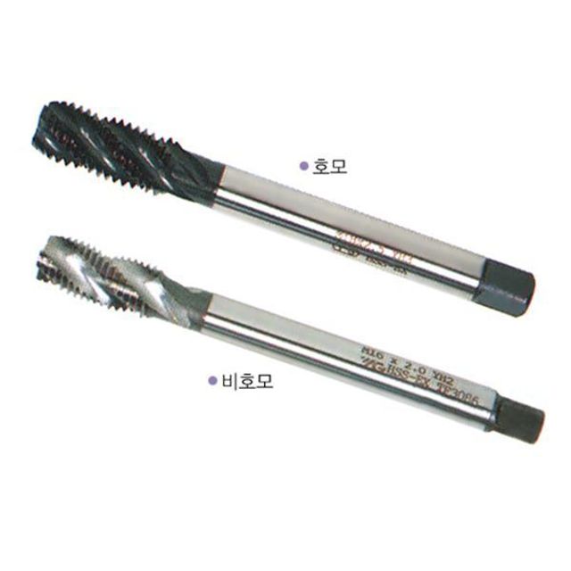 6890 롱스파이럴탭 M6x1.0 절삭공구 기계탭 고효율 나사 가공
