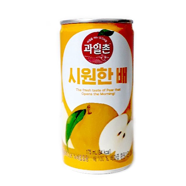 과일촌 시원한 배 175mlx30캔x3박스