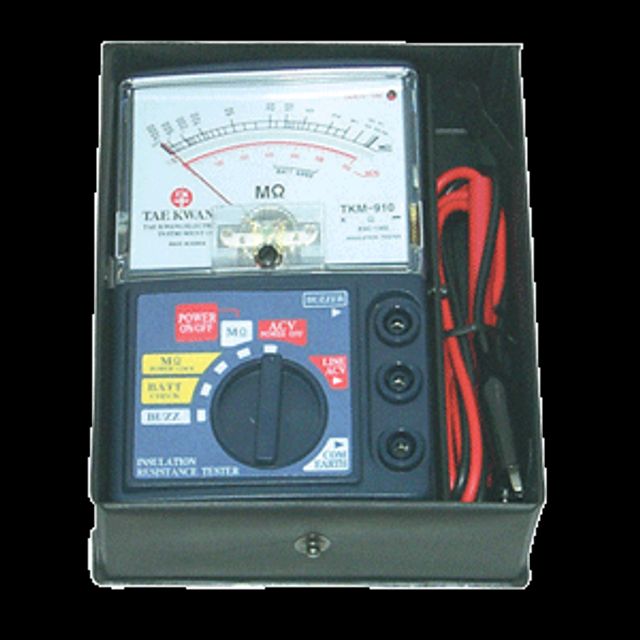태광 아날로그 절연저항계 TKM-910 500V 측정기