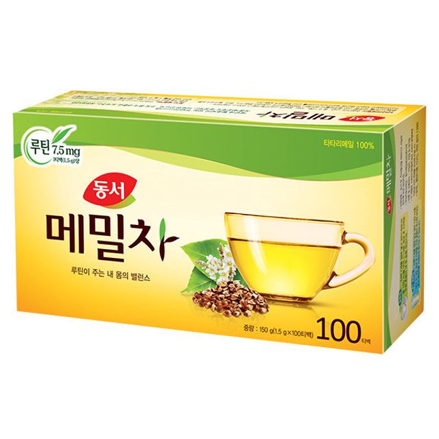 메밀차 1.5g x 100개입, 간편한 티백 차