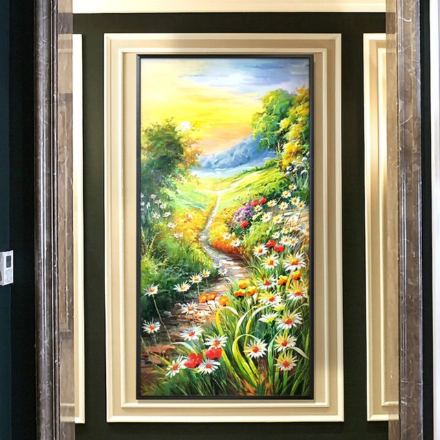 오솔길 보석십자수 55x90