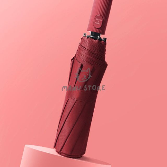 자외선차단우산 양산겸우산 3단 자동 양우산 레드