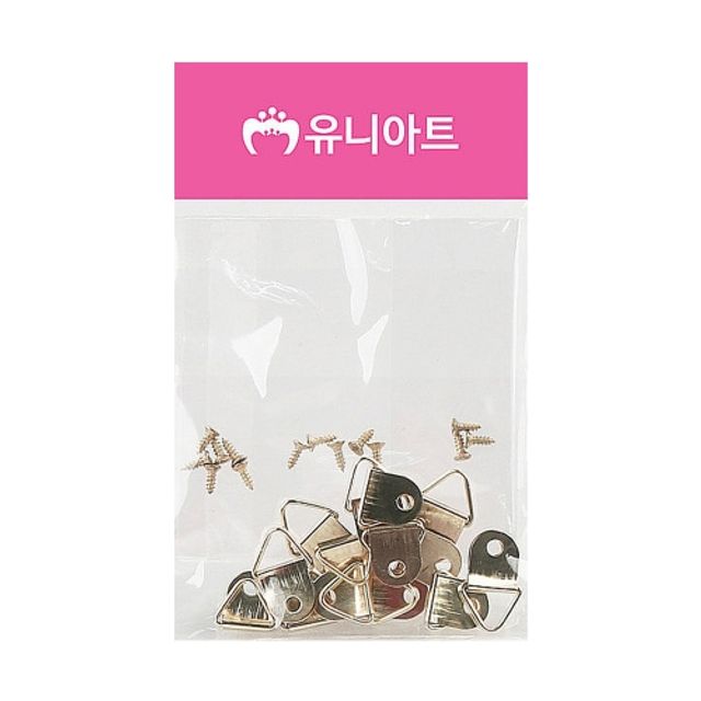 액자걸이 고리 세트 중형, 벽면 그림액자 나사 부자재