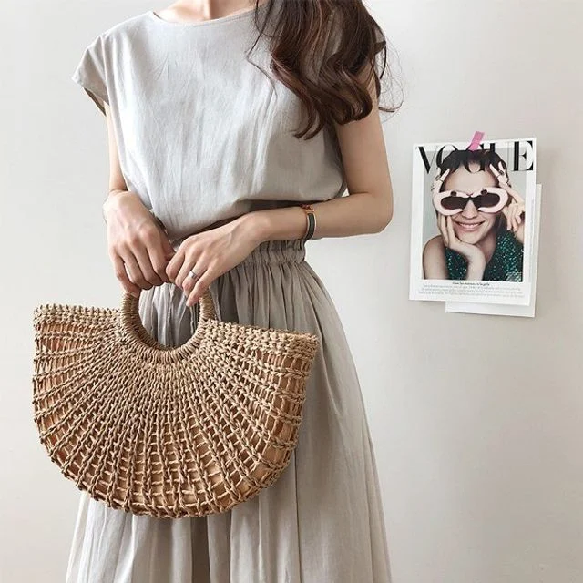 이쁘다요 코튼 원피스 롱 립라인 빅사이즈 여름 루즈핏 스트링 허리 민소매 휴양지룩 바캉스룩