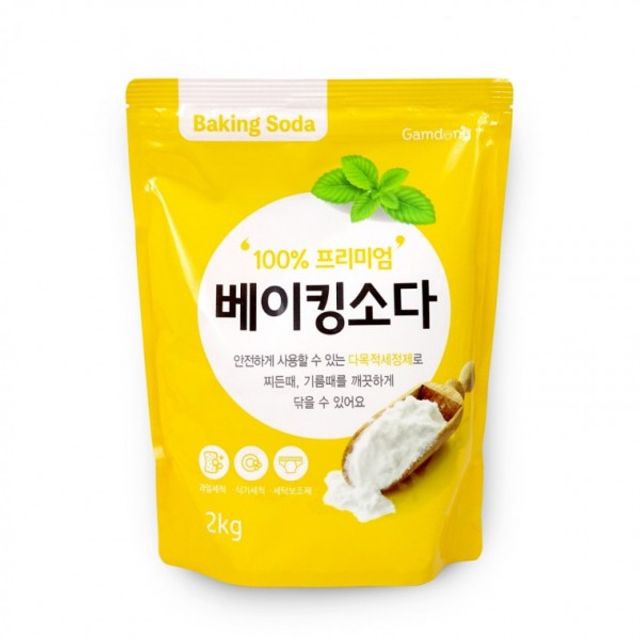베이킹소다 감동 주방세제 다목적 천연세제 2kg 대용량 친환경 세정제