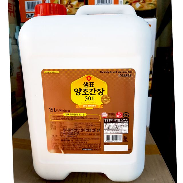 식당 업소용 양념 501양조간장 15L 대용량