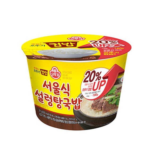 오뚜기 컵밥 특 양지 설렁탕밥 311g