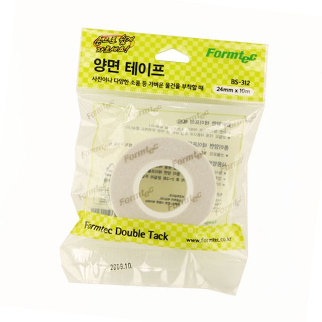 필름 양면테이프 24mmx10m 1인치 1p 접착 문구 사무