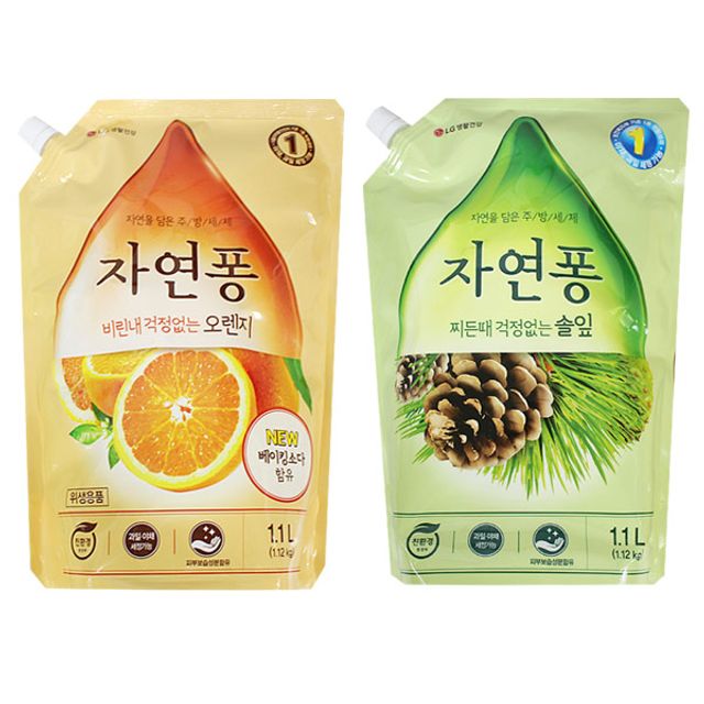 샤인빈 자연퐁 주방용 세척제(1.1L)
