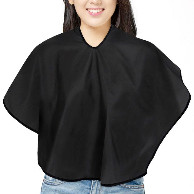 헤어살롱 미용 커트보 짧은 드라이보 블랙