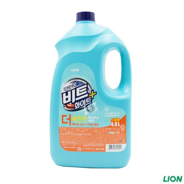 액체 세탁 세제 드럼 세탁기용 일반 때 제거 화이트 세척제