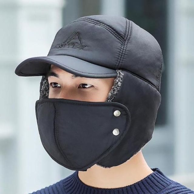LEA-B296 마스크 방한모자