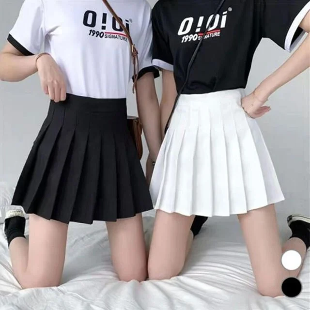 밴딩 미디스커트 롱기장 선물 루즈핏 캐쥬얼 롱 몸매