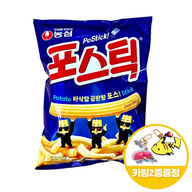 농심 포스틱 133gx8개(빈박스)+키링2종