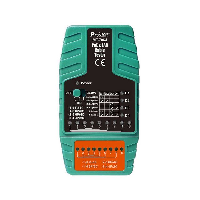 RJ11 랜케이블 RJ45 테스터기 PROKIT POE RJ12