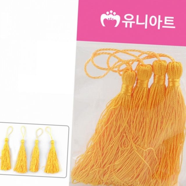 국화 만들기 재료 diy 노랑 수술 4개입