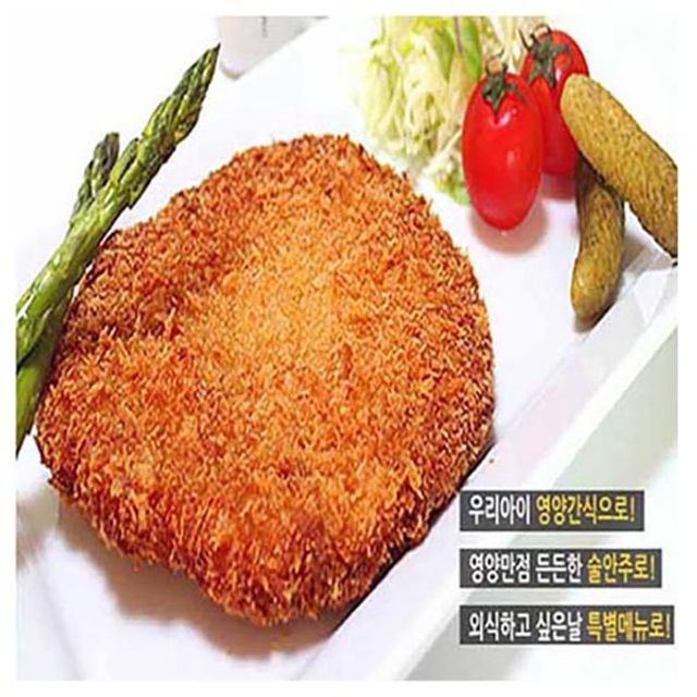엄마손 순살가득 통살 등심 돈까스-1팩(100gx10장)