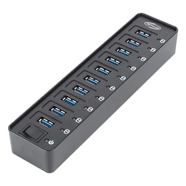 10포트 유전원무전원 멀티 USB 허브 노트북용