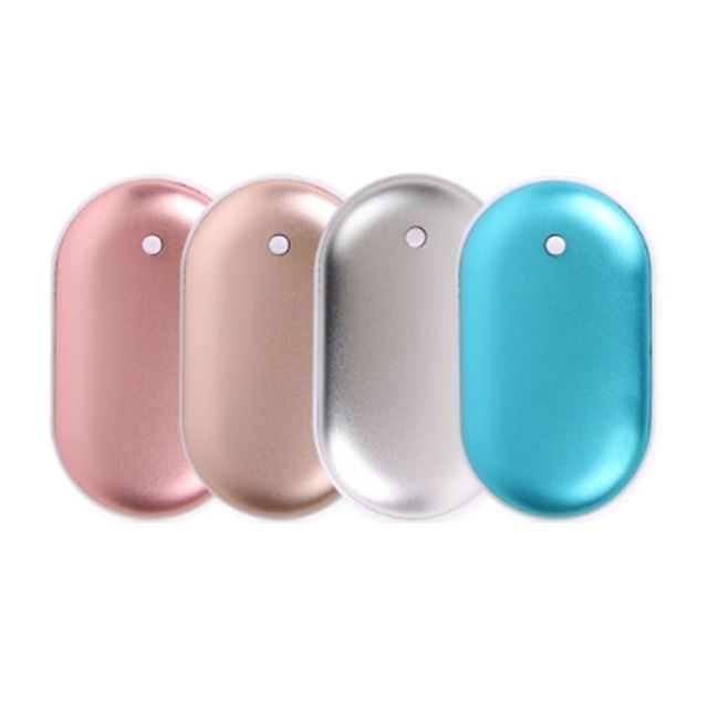 미니보조배터리 블루 USB 휴대용 충전 온열난로