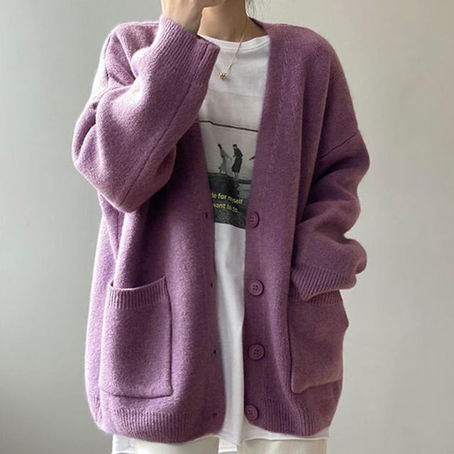 카디건 자켓 여자가디건 여자 롱 신상 니트롱 코디