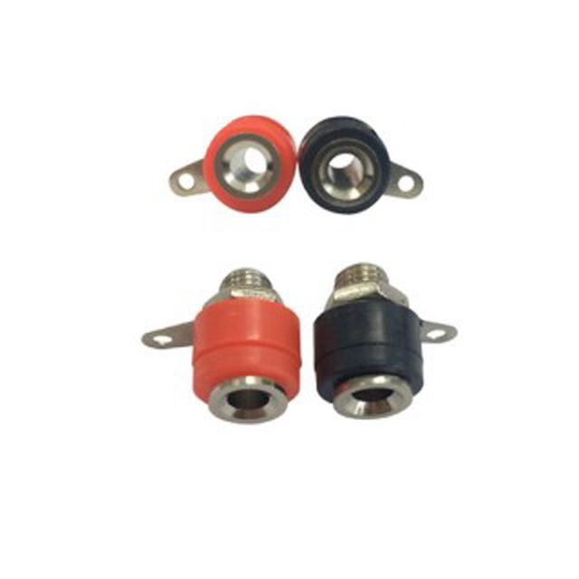 4mm 바나나잭 전원 스피커 앰프 커넥터 검은색 빨간색 세트 5A (HAC1109)