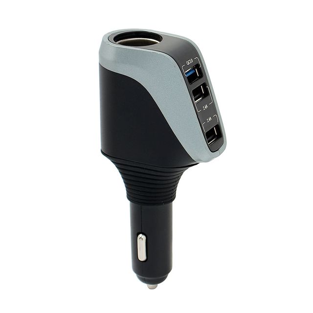 차량용 QC3.0 2.4A 3포트 고속충전 USB 시거잭